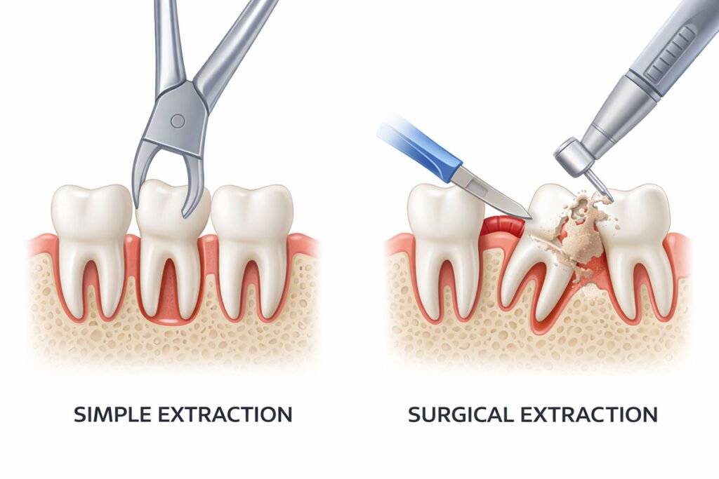Simple and surgical tooth extraction at Putramahkota Dental Clinic in Mahkota Cheras